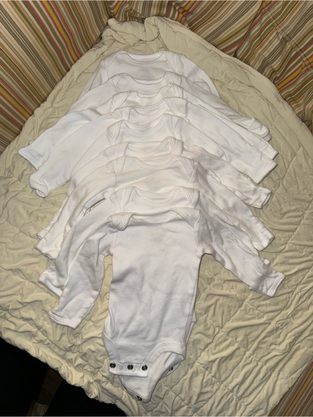 9-pack preemie bodysuits